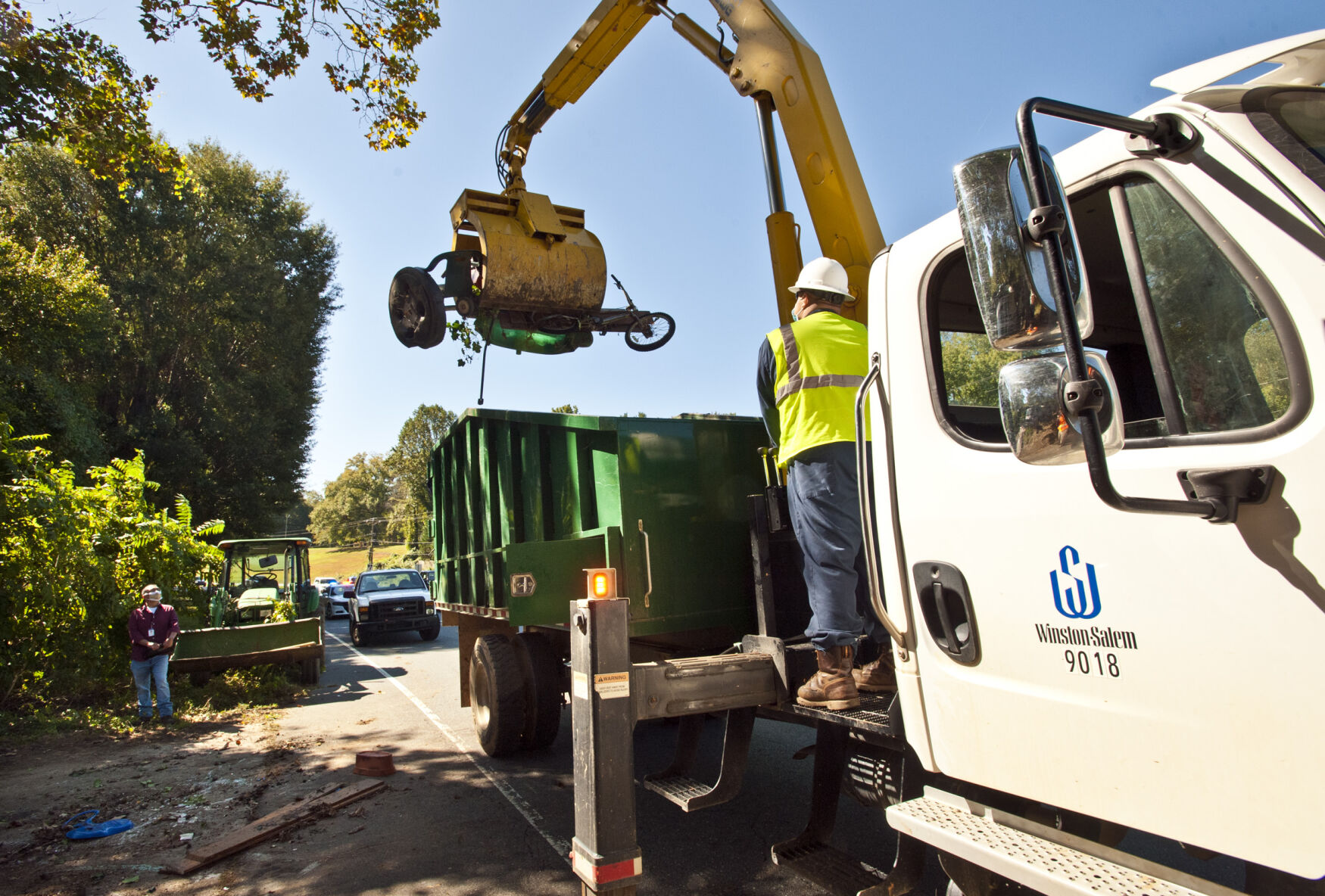 Silas Creek Parkway home cleanup